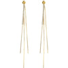 Simple Long Chain Tassel Drop Earrings for Women Dangle Earring Gold Silver Color Piercing Line Ear Gifts - Image 6