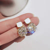 Vintage Purple Shiny Crystal Geometric Women Earrings Contracted Sweet Lovely Shiny Drop Earrings Jewelry - Image 7