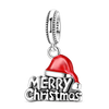 Silver Charms Beads Reindeer Bell Gift Christmas Series Dangle Fit Bracelet Women Jewelry Gift - Image 24