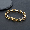 Charm Simple Cuba O-chain Bracelet Men Women Dubai Link Punk Hip Hop Stainless Steel Couple Bangle Jewelry Gifts - Image 2