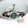 Handwoven Ceramic Sun Bracelet with Adjustable Cord - Image 1
