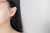 Silver Color Jewelry Gift Sets for Women Female Romantic Heart Zircon Huggie Earrings Pendant Necklace Ring - Image 17