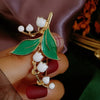 various styles women plants flower accessories badges pearl plant buckle pin brooch - Image 17