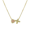 Delicate Heart Pink Zircon Mini Letter Pendant Necklace for Women Gold Plated Balloon Bubble Initial Alphabet Jewelry - Image 9