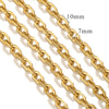 1 Meter Strong Durable Stainless Steel Square Thick Chain for The Production of Hip Hop Rock Gold Necklace Bracelet - Image 8