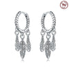 Earrings For Women Silver Butterfly Snowflake Earrings Cubic Zircon Ear Studs Silver Jewelry Gifts - Image 8