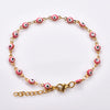 4 mm Turkish Evil Eye Bead Anklet in Multiple Colors and Lengths - Image 11