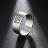Ussr Symbol Hammer and Sickle Ring Stainless Steel Wide Open Signet Ring for Women Vintage Jewelry Party Gift - Image 4
