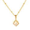 316L Stainless Steel Gold Color Pendant Stone Earring Hoop Earrings For Women Jewelry Gifts - Image 33