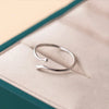 Silver Geometric Adjustable Ring For Women Party Jewelry Minimalist Punk Accessories - Image 5