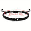 Handmade A-Z 26 Letter Heart Bracelet Woven Baided Rope Women Men Initials Name Adjustable Bangle Couple Lover Friends Jewelry - Image 6