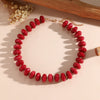 Colorful Stone Beads Chain Bohemia Stainless Steel Gold Color Metal Bracelets Jewelry Gift for Women - Image 7