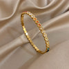 316L Stainless Steel Cuff Bangle For Women Charm Colorful Cubic Zircon Filled Inlaid Bracelet Gifts - Image 8