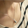 Simple Silver Jewelry Personality Bell Lock Classic Pendant Necklaces - Image 6