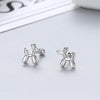 Korean Silver Needle Tragus Piercing Helix Studs Earrings for Women 2Pcs Butterfly Heart Ear Piercing Body Jewelry - Image 14