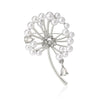 Classic Rhinestone Dandelion Brooches for Women Pearl Plant Pins Casual Party Accessories Gifts Friends Decoration - Image 4