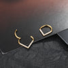 1Pc Titanium Hinged Segement Nose Ring Hoop Earrings for Women Heart Star Cartilage Helix Piercing Ear Tragus Piercing Jewelry - Image 6