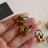 Classic Stainless Steel Heart Star Hoop Earrings For Women Punk Hip Hop Gold Silver Color Y2K Jewelry Female Earrings oorbellen - Image 4
