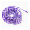 6Strands Ball Chain Necklace 1.5mm Beads W/Connector 70cm Colours - Image 5