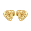 Silver Gold Petal Flower Stud Earrings For Lady Jewelry Party Anniversary Gifts - Image 29