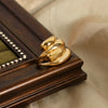 Polished Stainless Steel Rings Gold Color Adjustable Snake Ring For Lady Female Glossy Gold Ring For Party - Image 3