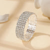 Classic Multilayer Shiny Crystal Rhinestone Cuff Bracelets Bangles Women Wristband Gold Silver Color Wedding Bracelet Jewelry - Image 6
