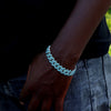 14MM Iced Prong Link Cuban Chain Bracelets for Men Women Full Rhinestones Chunky Miami Cuban Bracelet Punk Hip Hop Jewelry Gift - Image 14