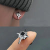 1Pair Zircon Star Magnet Ear Clip Stud Earrings for Men Women Couple Without Ear Holes Clip Earrings Party Accessories Jewelry - Image 3