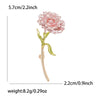 Mother's Day Enamel Carnation Brooches for Women Plant Flower Pins Gift for Mother Office Party Friend Gifts Jewelry Accessories - Image 22