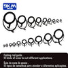 Black Sea Fishing Rod Guide Repair Kit Casting Tip Eye Rings Sets Stainless Steel Building 10 20pcs Freshwater Saltwater Fishing - Image 6