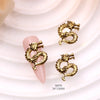 Tszs 10pcs/lot 3D Alloy Silver Gold Chinese Dragon Nail Decorations Year Chinese Dragon Nail Art Charms - Image 16