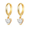 Crmya Cute Cubic Zirconia CZ Gold Silver Plated Hoop Drop Earrings For Women Dangle Earring Jewelry - Image 15