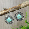 39 Styles Bohemian Vintage Tibetan Silver Geometric Drop Earrings For Women Ethnic Blue Stone Tassel Dangle Earrings Jewelry - Image 36