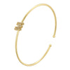 Gold Plated Micro-Set Zirconia 26 Letters A-Z Simple Unisex Bracelet Lucky Letters Bracelet Golden - Image 12