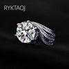 Silver Round Cut Ring For Women Twisted Split Shank Wedding Engagement Jewelry Gift For Her - Image 4