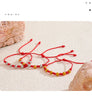 Unisex 7 knots Lucky Handmade Woven Jewelry Gift Stainless Steel Beads Red Rope Braided Fate Bracelet Bangle - Image 13