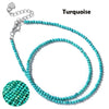 Faceted Gemstones Necklace 2mm Beads Quartz Crystal Tourmaline Lapis Shining Stone Beaded Necklace Choker Jewelry - Image 16