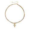 Triangle Crystal Cross Pendant Women's Necklace Unique Personality Versatile Clavicle Chain Jewelry Gift - Image 10