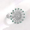 Beads Ring Fidget Spinner Rings Korea Crystal Butterfly Flower Star Moon Ring Jewelry Gift - Image 25