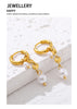 Yachan Stainless Steel Hoop Earrings for Women Baroque Pearl Charms Drop Earring Jewelry - Image 14