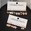 Women's Vintage Heart-Shaped Pendant Hoop Earrings Set Bohemian Acrylic Butterfly Summer Beach Jewelry - Image 5