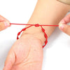 12pcs Couple Evil Eye Red Bracelet Women Men 7 Knot Lucky Handmade Braided String Adjustable Family Friendship Bracelet Jewelry - Image 6