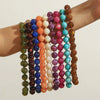 Colorful Acrylic Bead Choker Necklace with Large Round Beads - Image 41