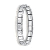 Women's Jewelry 9mm Width Itanlian Elastic Charm Bracelet Stainless Steel Bangle ST - Image 8