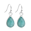 Stone Earrings for Women Teardrop Agate Crystal Amazonite Dangle Earring Cute Elegant Classic Jewelry - Image 19