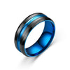 8mm Men's Black Tungsten Wedding Band Rings Black Groove Beveled Edge Engagement Ring for Men's Valentine Gifts Jewelry - Image 9