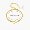 Heart Link Chain Anklets Silver Color Rhinestone Anklet for Women Girls Timeless Accessory for Every Occasion - Image 3