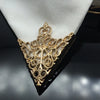 Classic Triangle Hollowed Out Shirt Collar Pin for Men Women Crown Collar Corner Badge Brooch Jewelry Accessories - Image 3