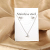 Necklaces Jewelry Sets For Women Girls Stainless Steel Pendant Necklaces And Earrings 2 Pieces Sets Wedding Party Jewelry Gifts - Image 31