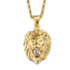 Hip Hop Gold Color 3D Round Lion Head Pendant Chain Medal Necklace Men Women Rock Rapper Jewelry Gifts - Image 13
